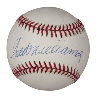 Ted Williams Single Signed Baseball (PSA/DNA)